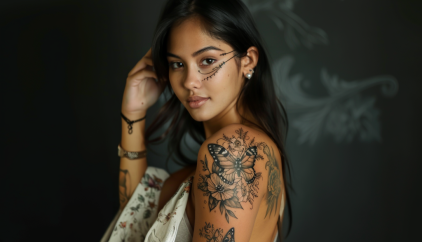 weisen9344_A_beautiful_woman_with_a_butterfly_tattoo_a9a0f551-fe53-49a3-89db-620b3ef4e6af_0